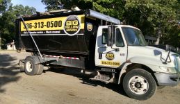 Dumpster Rental Service Truck