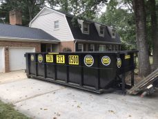 Dumpster Rental Customer On East Davis Street 27215
