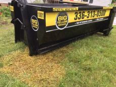 Snow Camp NC 12 Yard Dumpster New Delivery 5 27 2020