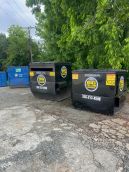 Guilford County Commercial Front Load Dumpsters ready for servicing